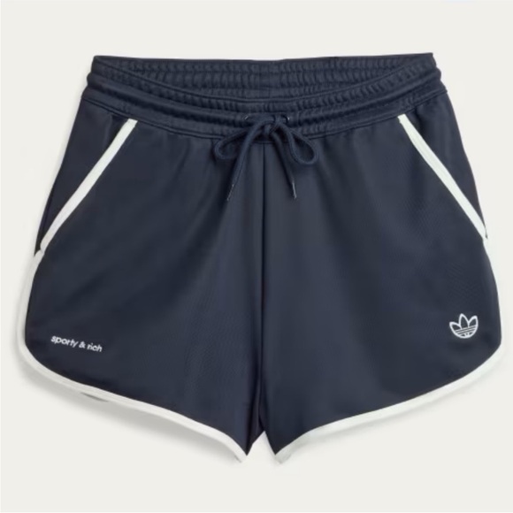 NWTS adidas x sporty and rich shorts in navy size small